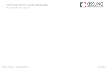 Tablet Screenshot of maler-kissling.de